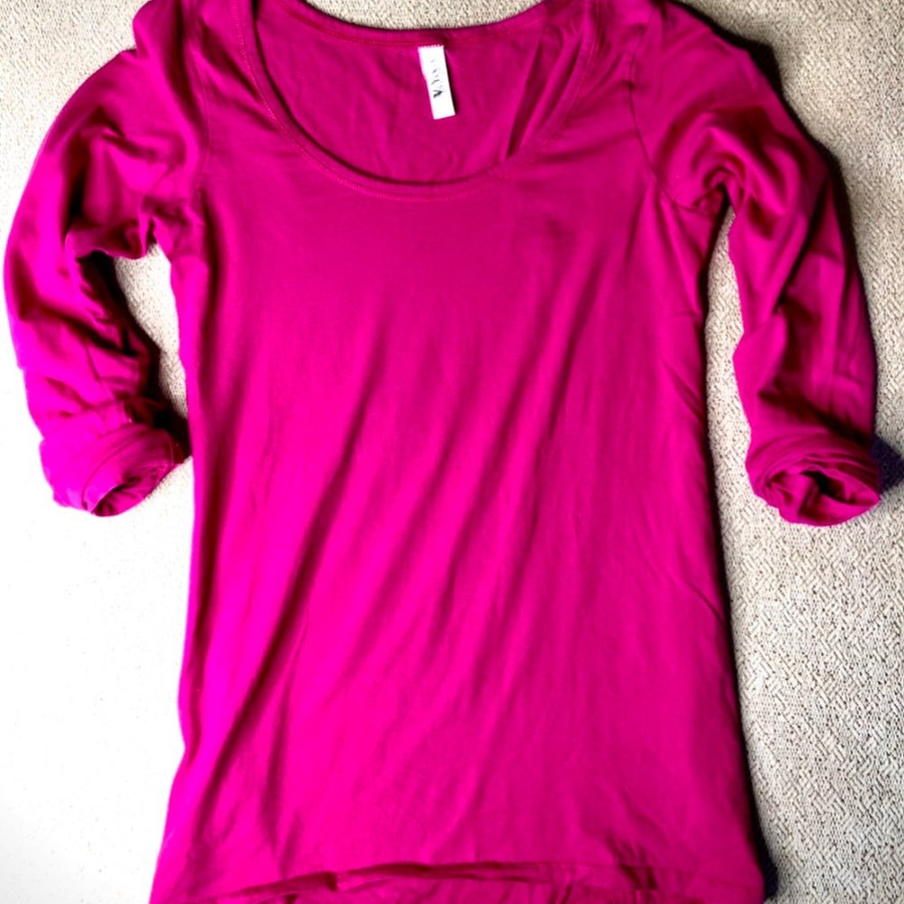 Wide Neck Yoga Shirt